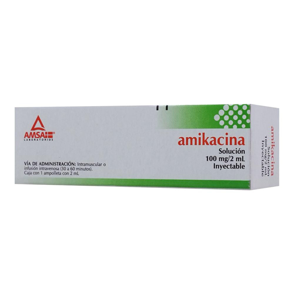 Ams Amikacina 100 Mg Amp 2 Ml